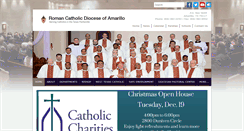 Desktop Screenshot of amarillodiocese.org