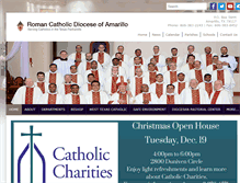 Tablet Screenshot of amarillodiocese.org